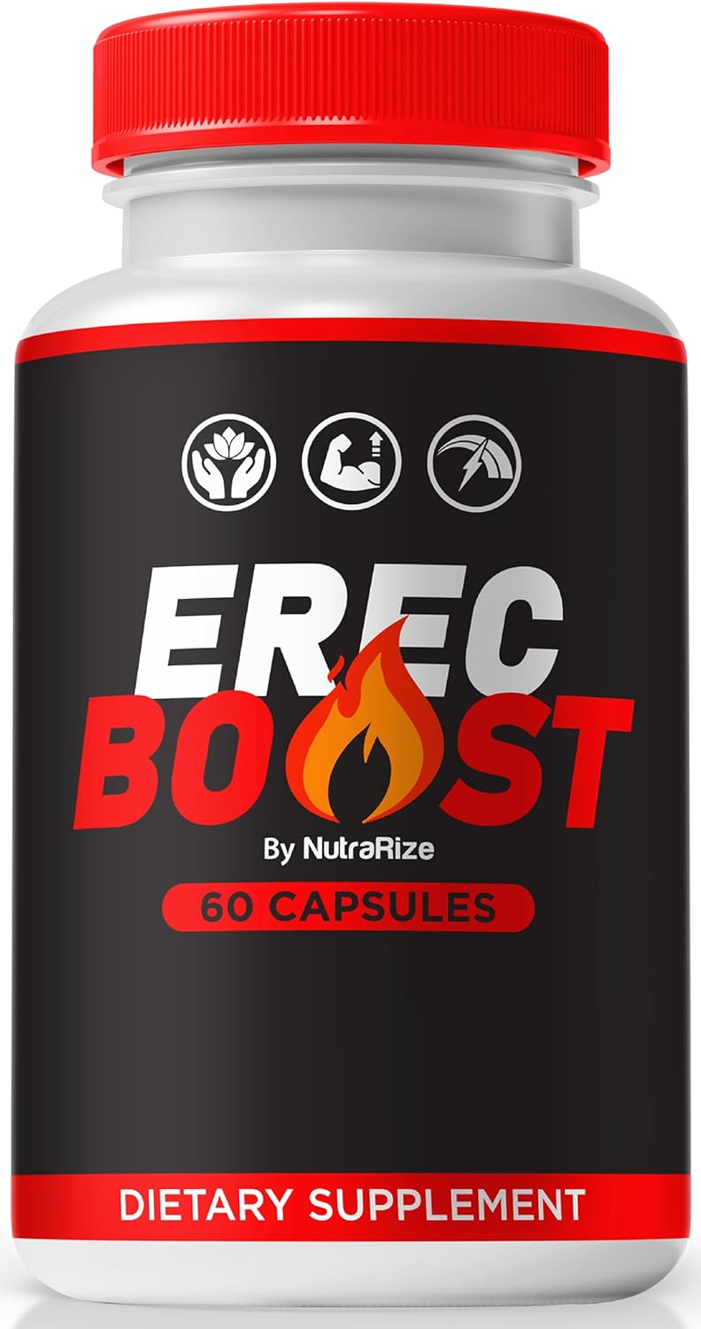 ErecBoost Original Male Capsules for Energy and Health 60 Count