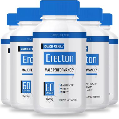 Erecton Capsules 5 Pack 300 Count Bulk Bottle