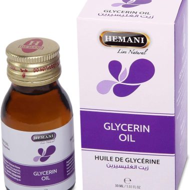 Hemani Food Grade Pure Vegan Glycerin Oil 30mL 1OZ Natural Moisturizer for Skin Hair Culinary Cosmetic