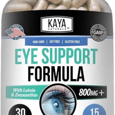 Kaya Naturals 800mg Eye Health Supplement Lutein Zeaxanthin Vision Support 30 Capsules