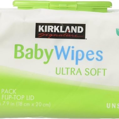 Kirkland Signature Ultra-Soft Unscented Baby Wipes 100 Count Pack
