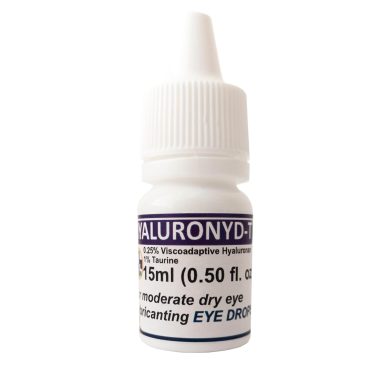 Lubricating Gel Eye Drops 15ml Hyaluronic Acid 0.25% Taurine for Pet Cat Dog Dryness Relief