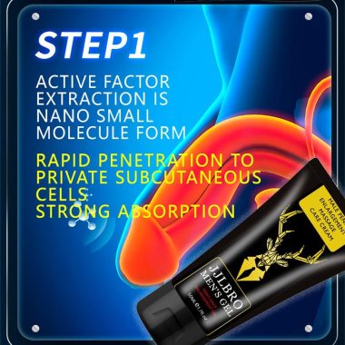 Men’s Only Ultra Enlargement Huge XXL Gel – JJLBRO Growth Cream-Oil for Men's Size & Power