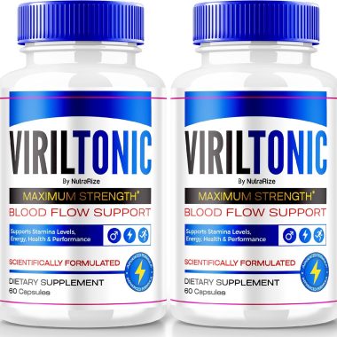 VirilTonic Capsules for Men Pack of 2, 120 Count Natural Supplement for Performance and Wellness