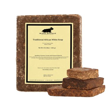 3lb Unscented Raw African White Soap Bulk Traditional Ghana Shea Butter Coconut Oil