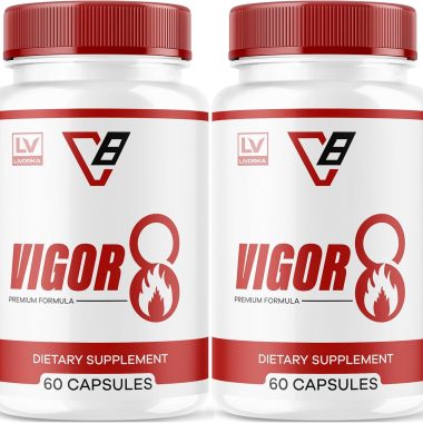 Vigor 8 Premium Male Support Supplement - 120 Capsules, 2 Month Supply, Pack of 2
