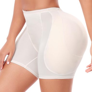 Women's Seamless Hip Padded Booty Lifter with Removable 4 Thicker Pads for Enhanced Curves