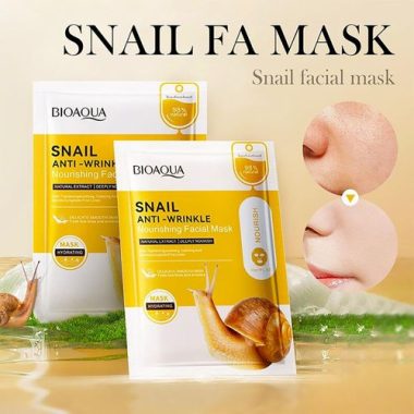 Private: 10 Pack Facial Mask Firming Deeply Nourish Moisturizing Natural Extract Hydrating Face Mask Set Snail Extract (Anti-wrinkle)