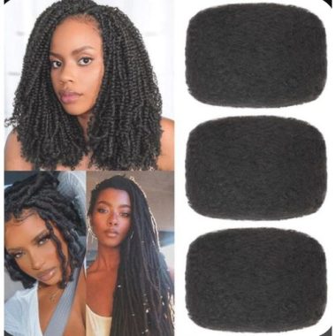 Private: 1 PCS Brazilian Afro Kinky Curls, for micro twist and locks extension.